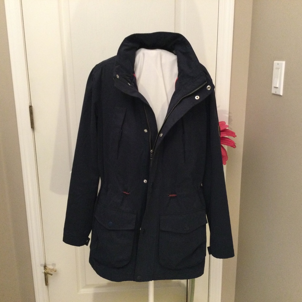 Mavi Blue Outer Wear Hooded Long Zip Jacket S - Picture 2 of 15